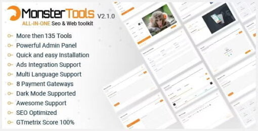 MonsterTools: The All-in-One SEO & Web Toolkit, like a Swiss Army Knife