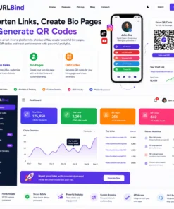URLBind - Link Shortener, Bio Pages & QR Codes