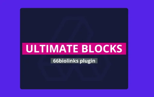 Ultimate blocks plugin 66bio links