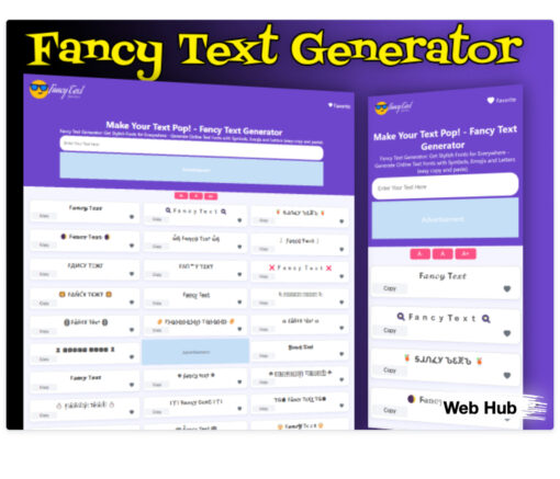 Fancy Text Generator PHP Script