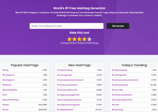 HashTag Generator PHP Script