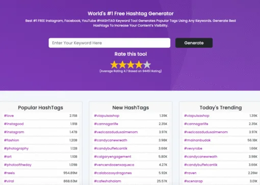 HashTag Generator PHP Script