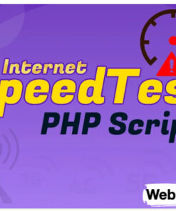 Internet Speed Test PHP Script With Admin Panel