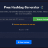 HashTag Generator PHP Script