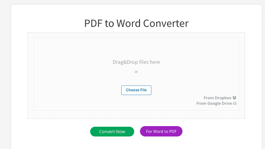 Pdf to word converter online