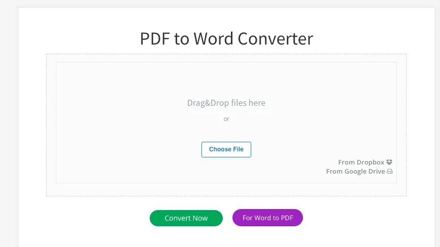 Pdf to word converter online