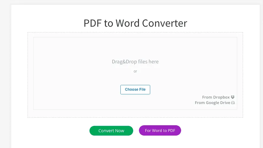 Pdf to word converter online