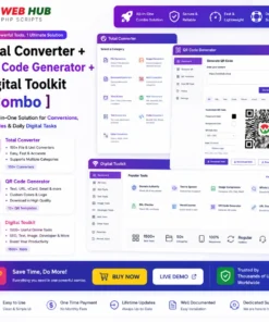Total Converter + QR Code Generator + Digital Toolkit
