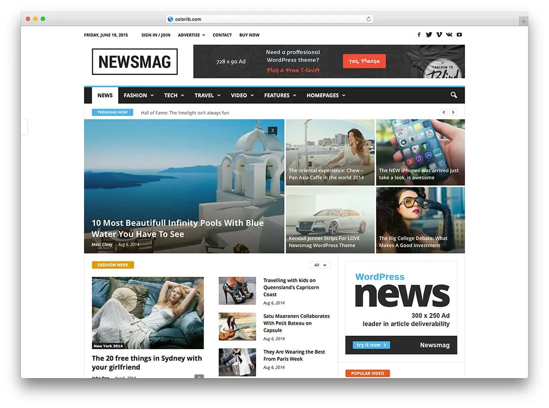Newsmag - Newspaper & WooCommerce WordPress Theme