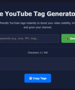 youtube tag generator php script
