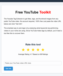 YouTube Video Tag Extractor