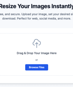Image Resizer With Modern UI