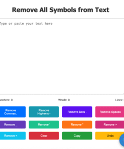 Remove All Symbols from Text