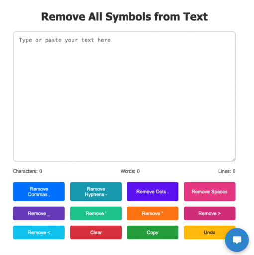 Remove All Symbols from Text