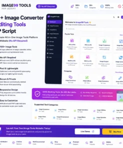 Image99 Tools – 100+ Image Converter & Editing PHP Script
