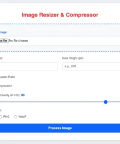 Image Resizer & Compressor PHP Script