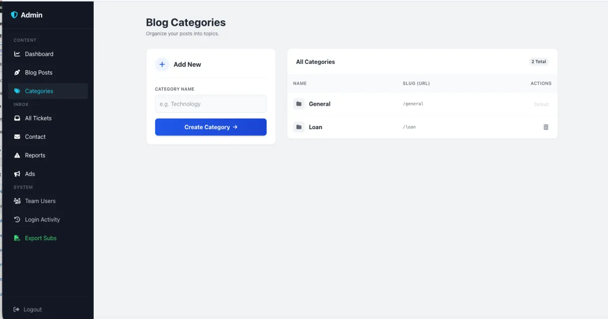 BlogPost Write CMS PHP Script with Admin Panel - Image 3