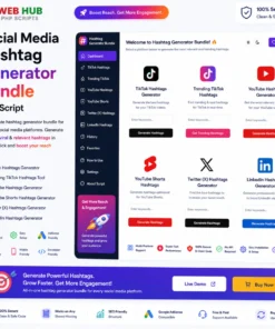 Social Media Hashtag Generator Bundle – PHP Script
